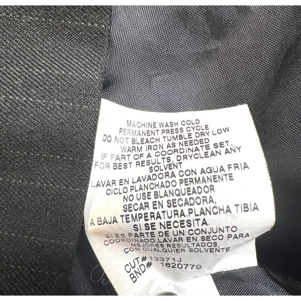 Arrow Men’s Pinstripe Blazer Suit Jacket Black Size 16 Regular (36”Chest)